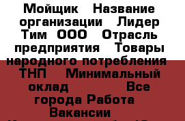 Мойщик › Название организации ­ Лидер Тим, ООО › Отрасль предприятия ­ Товары народного потребления (ТНП) › Минимальный оклад ­ 13 200 - Все города Работа » Вакансии   . Кемеровская обл.,Юрга г.